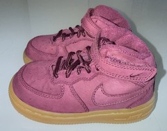 Nike Air Force 1 Mid Size 7C TD Toddler Shoes Purple/Bordeaux AH0757-600