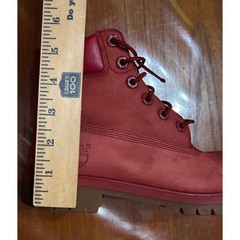 Timberland Waterproof Boots Premium Red Mono Size 4 Junior Boys A13HV A2825