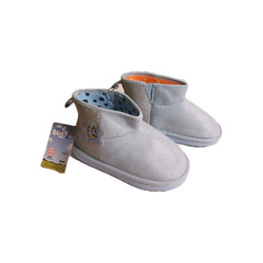 Groundup Unisex Toddler Bluey Faux Fur Shearling Boots Powder Blue Size 11