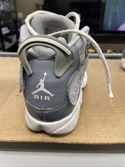 Nike Air Jordan 6 Rings (Gs) Cool Grey-White Sz5.5Y-Womens Sz 8.5 [323419-015]