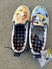 Bluey And Bongo Slip On Sneakers Boys Girls Size 12 NWTs New