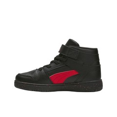 PUMA Rebound Layup Elevated Lace Up Toddler Boys Black Sneakers Casual Shoes 39