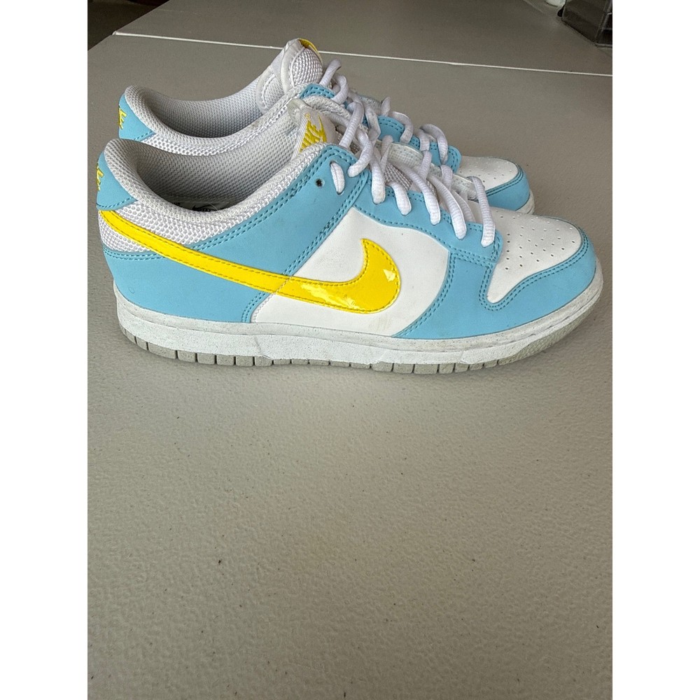 Nike Dunk Low Next Nature Blue Chill Yellow Strike Youth 6.5Y Mens 6.5