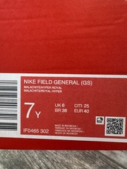 Size 7Y-Nike Field General “Malachite/Gum Medium “Big Kids‘ Shoes IF0465-302