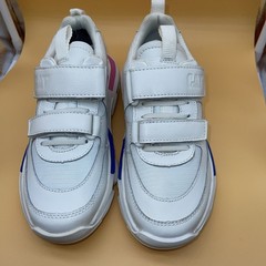 CAT White Pink Blue Green Hook & Loop Low Top Athletic Sneakers unisex