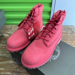Timberland 6″Premium Classic Boots In Rose Pink NEW With Box 3 Youth Primaloft