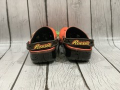 Crocs Rees’s Classic Clog K Sandals Orange/ Brown J3 US unisex kids,