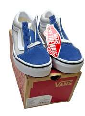 VANS Old Skool Toddler Size 12K Navy/Gray Suede Canvas VN0A5AO A633 NIB