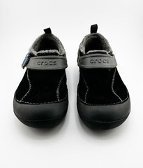 Crocs | Dawson Shearling Clogs | Slip-On | Black | Faux Fur | 1 Giblet | SizeC12