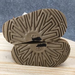 Ugg Boots Children 13 Brown Bailey Bow Shearling Style Suede Winter Butterfly