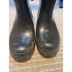 Hunter Kids Original First Classic Rain Boots Black Matte Waterproof 13/1 2G