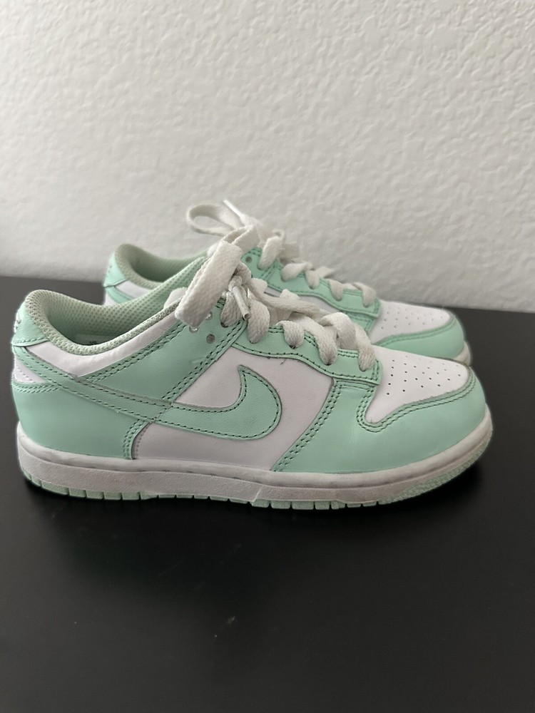 2023 Nike Dunk Low White/Mint Foam PS FZ3536-100 Size 13.5