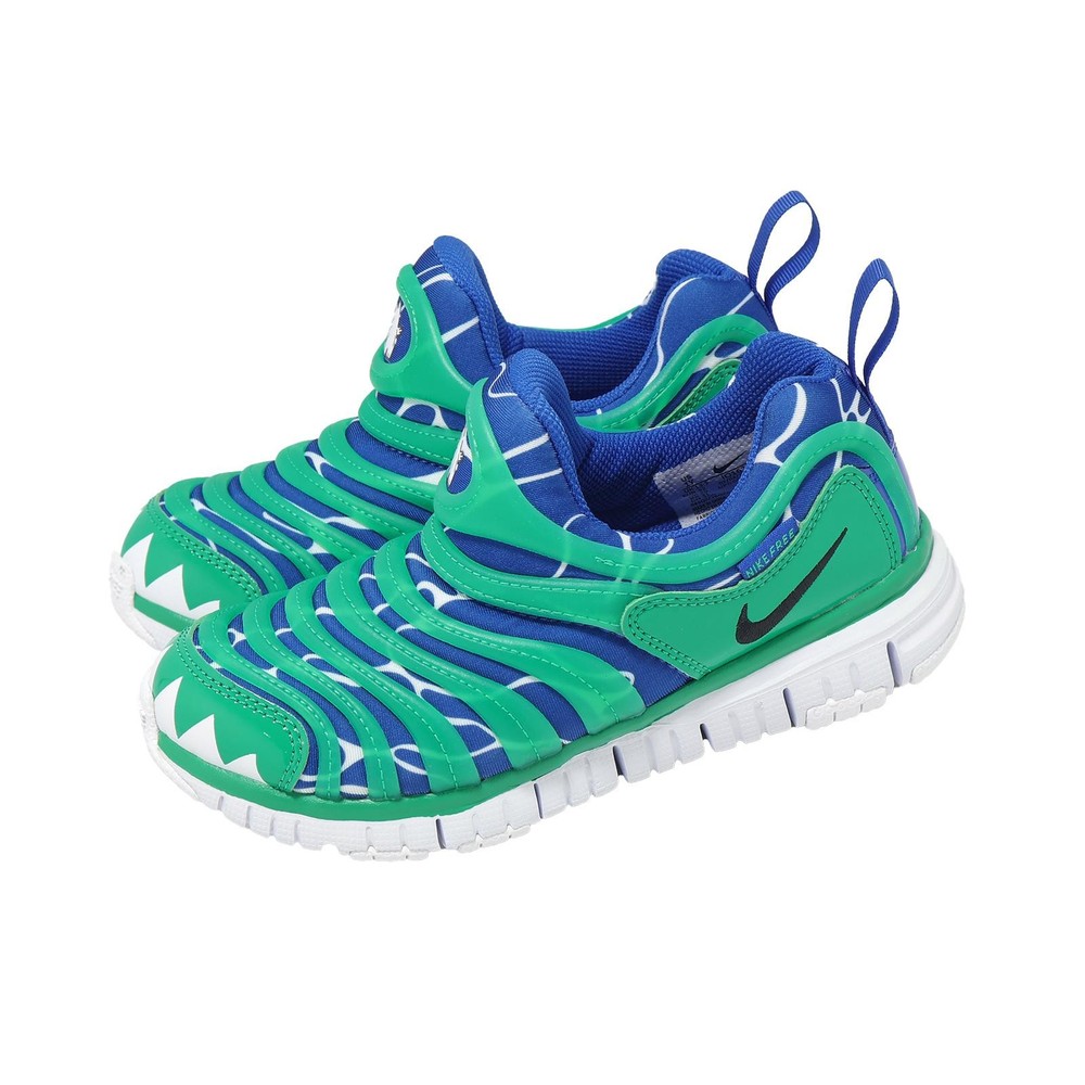 Nike Dynamo Free LILS BP Stadium Green Game Royal Kids Preschool Shoe IO1625-300