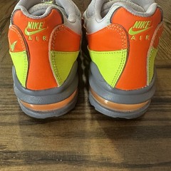 Nike Airmax 95 GS Vast Grey Volt Orange Neon Yellow 905348-019 Sz 4.5Y Womens 6