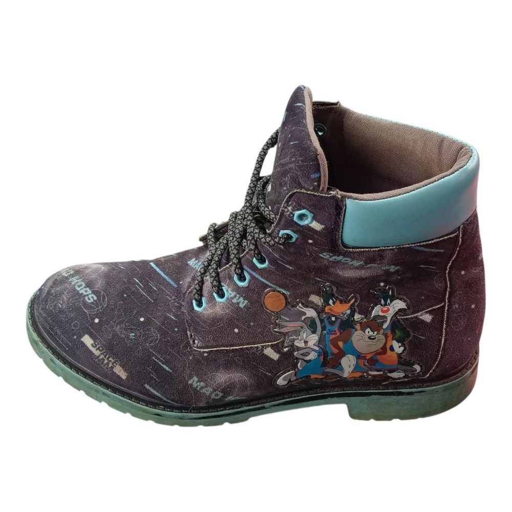 DOGO Looney Tunes Cartoon Graphic Multicolor Ankle Boot Unisex Kids Lace Up Flat