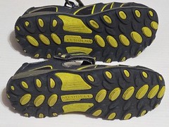 Merrell Kids Hydro H2O Hiker Sandal Youth 1 M Blue Gray Closed Toe Sport Hiking