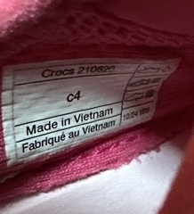 Crocs Kids Swiftwater Splash Water Beach Vacation Shoes Pink Size 4 Toddler