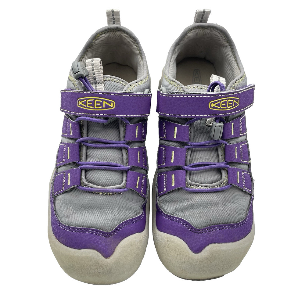 Keen Knotch Hollow Sneakers Youth Size 3 Big Kids -Purple Grey Hiking Athletic