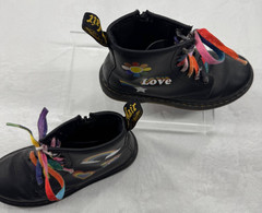 Dr. Martens 1460 Pascal Rainbow Stitch Boots – Kids Size 2