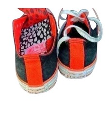 Kids Converse Chuck Taylor All Star Double Tongue Black And Orange Size 3