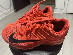 Nike Air Max Red Mesh Breathable Cushioned Lightweight Sneaker Unisex Kids US 7