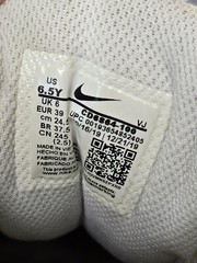 Nike Air Max 90 LTR GS Triple Youth White Sneakers Shoes CD6864-100 US Size 6.5y