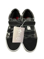 Size 13Y Kids Vans Old Skool Disney Mickey Mouse Youth Easy On Slip VN000VHEBMB