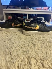 Nike Air Force 1 Low Iridescent Pixel Black Size 12.5 C
