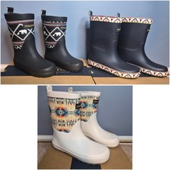 NIB UNISEX PENDLETON TRAIL / TUSCAN RAIN BOOTS -VARIOUS