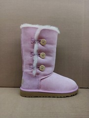 Ugg K Bailey Button Triplet Boots Style-1962k , Rose Quartz, Sz 3