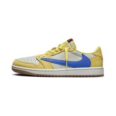 Jordan 1 Retro Low OG SP Travis Scott Canary PS DZ5909-700 Kids‘