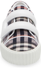 Burberry Kids‘ Mark Check Sneaker, Pale Rose IP Check 34 EU Little Kid B1601
