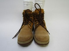 Timberland Youth Size 2 M Brown Leather Laces Ankle Casual Boots