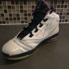 2009 Nike Air Jordan XV1.5 White Purple 375388-103 Size Kids 5Y Women 7