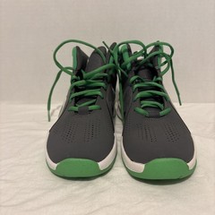 Nike Team Hustle D6 GS Gray Silver Lt Green 6Y
