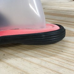 Under Armour Ignite Slides Flat Sandals Youth 4 Black Pink Open Toe Casual
