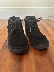 UGG Neumel II Boot Suede 1017320K Black Unisex /Boys Sz 5 EU 37