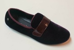 NIB Beautiful Designer MANUELA DE JUAN Burgundy Velvet Shoes Size 34 SPAIN