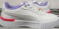 Little Kid’s Puma Carina 2.0 Pearls Puma White-Cool Cucumber (PS) (398478 01) –
