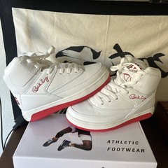 Patrick Ewing Athletics 33 Orion Non Strap/ Kids Size 5.5 White, Red