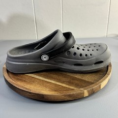 Joybees Kids Clogs Gray Rubber Slip On Water Shoes Size J2