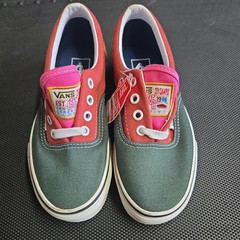 VANS ERA VARSITY PATCHWORK MULTI-COLOR OFF WHITE GREEN BROWN RED Men 4.5 Woman 6