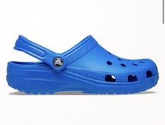 Crocs Blue Bolt C-13 New with Tags Classic Clogs Sandals Fast Shipping.