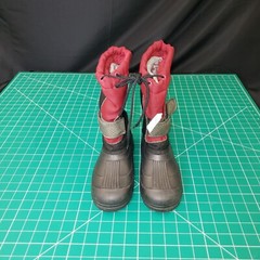 Maroon And Black Winter Snow ski Boot Unisex Size 5