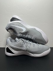 Nike Kobe 9 IX Low EM GS Wolf Grey White FV3607-004 Youth Size 4Y