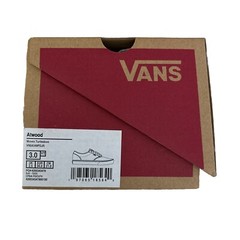 VANS Atwood Woven Turtledove Skateboarding Shoes Light Beige White Youth 3Y $80