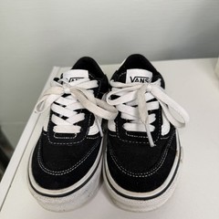 Vans Old Skool Classic Canvas Skate Sneakers Low Top Black Kids Size 11