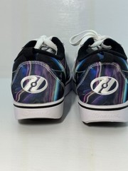 Heelys Pro 20 Prints Black Galaxy Youth Size 6 Women Size 7 EUC With Attachments
