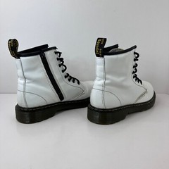 Dr. Martens White Smooth Leather Lace Up Combat Boots Women’s 5 Men’s 4 1460J