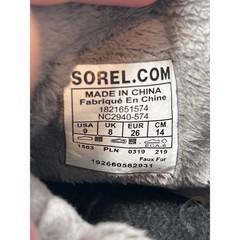 Sorel Unisex Whitney II Strap Waterproof Snow Boot Size 9 Toddler Purple